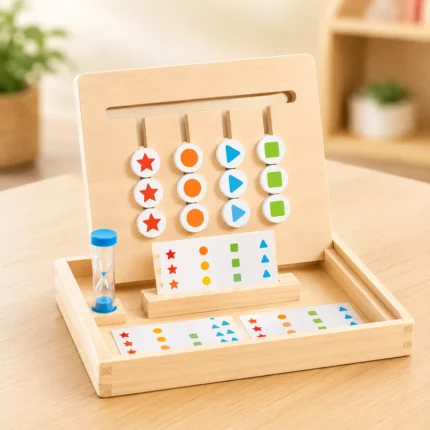 Wooden Four Color Matching Game