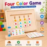 Wooden Four Color Matching Game - Image 4