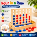 Wooden Four in a Row Game - Image 3