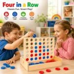 Wooden Four in a Row Game - Image 4