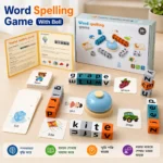 Word Spelling Game with Bell – Montessori Learning Toy - Image 2