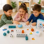 Word Spelling Game with Bell – Montessori Learning Toy - Image 4