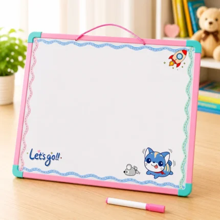 2 in 1 Kids White Board & Alphabet Board