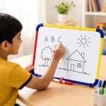 White Board with Marker for Kids Learning, Writing & Drawing - Image 3