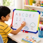 White Board with Marker for Kids Learning, Writing & Drawing - Image 4